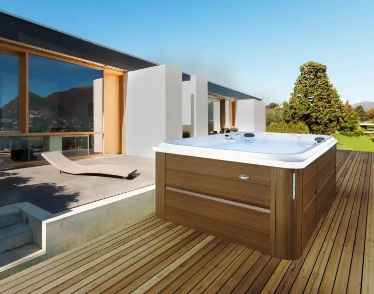 J-16 PowerPro all season pool swim spa installation in Colorado